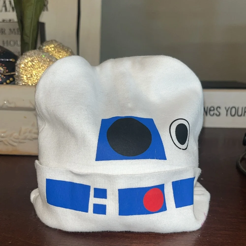CRabbit Skins Mock Star Wars R2D2 Baby Beanie | Infant Hat | One Size | Child OS